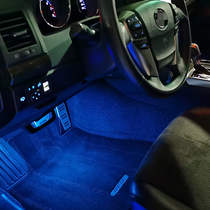 适用于锐志12代13代皇冠埃尔法车内脚窝灯汽车升级改装LED氛围灯