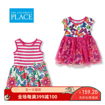 【现货】美国THE PLACE夏款巴厘岛风情度假女童女婴连衣裙