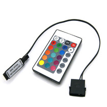 ARGB控制器 rgb遥控器 电脑灯光12V转5V控制器12V4针RGB和5V3针