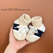 秋冬新款0-1岁男女宝宝软底鞋袜3-6-9个月婴儿不掉跟护脚套学步鞋