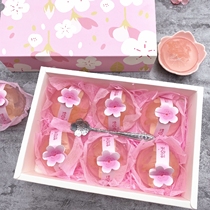 520网红樱花果冻生日儿童情人节零食高颜值水信玄饼女生礼物礼盒
