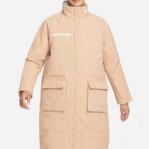 Nike 耐克 THERMA-FIT 女子冬季保暖中长款立领棉服 DQ6859-200