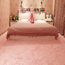客厅家用丝毛小地毯卧室床边长方形沙发地垫可定制房间满铺大地毯