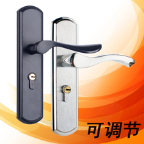 室内通用型房门锁旧门换锁卧室简约实木门把手锁具不锈钢执手门锁