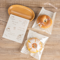 面包包装袋自封粘贝果吐司甜甜圈饼干袋子烘焙透明打包分装小单独