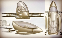 载人多旋翼飞行器3D模型
