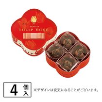 【现货新品】日本TULIP ROSE奶油夹心玫瑰卷巧克力口味猫舌饼干