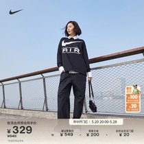 Nike耐克官方女OVERSIZE风法式毛圈运动衫圆领卫衣宽松FN1898