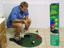 Potty Putter 厕所高尔夫 马桶高尔夫球 迷你高尔夫玩具
