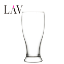 进口土耳其LAV 啤酒杯创意 超大玻璃水杯 收腰饮料杯果汁杯扎啤杯