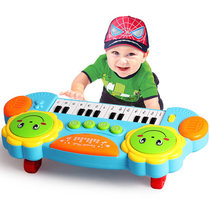 可充电音乐拍拍鼓电子琴婴幼儿童早教益智玩具琴独特灯光音效教琴