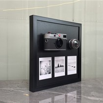 新品复古怀旧相机模型裱画现代简约客厅餐厅家居样板房装饰画创意