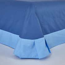 儿童床单四件套男孩纯棉卡通被套1.5米蓝色100全棉三件套1.2床笠