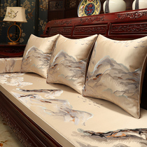 中式红木沙发乳胶坐垫高档实木家具沙发垫四季通用罗汉床座垫定制