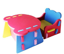 明德宝宝成套小桌椅儿童小沙发幼儿园防撞小桌子小椅子餐椅小凳子