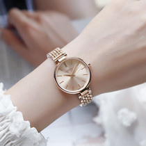 韩国正品聚利时手表女时尚气质手链式女士手表钢带石英防水腕表
