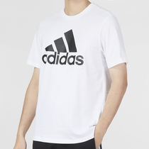 Adidas阿迪达斯健身衣男2024新款透气半袖T恤运动短袖上衣IC9349