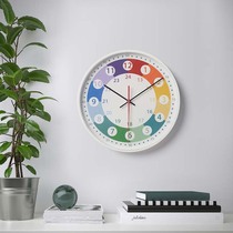 科夫特莱 挂钟 低电压 国内IKEA宜家代购 简约时尚彩色时钟装饰钟