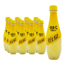可口可乐 怡泉+C柠檬味汽水400ml*12瓶含气碳酸饮料 整箱
