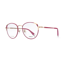 FURLA眼镜框芙拉眼镜架光学女近视配镜超轻舒适全框玫瑰合金方形