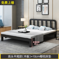 销北欧铁艺床现代简约1.8米双人床轻奢铁架床1.5米单人铁床加厚品