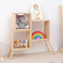 全实木北欧床头柜简约创意儿童房卧室床边收纳小柜子床头储物柜