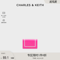 【包店专享】CHARLES&KEITH拼色CK6-10681095短款钱包卡夹女包