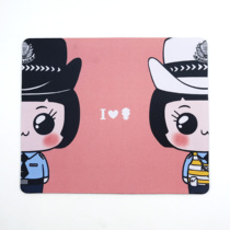 【叱咤小警】警察蜀黍卡通鼠标垫 女警版办公桌面垫 原创动漫礼品