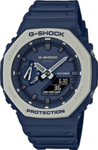 卡西欧男手表Casio G-Shock蓝色模拟石英防震防水礼物GA2110ET-2A