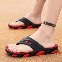 男士拖鞋夏季室外潮流沙滩凉拖鞋夹脚个性防滑凉鞋外穿大码人字拖