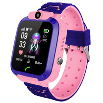 新款 手环代通话定位电话手表智能手表儿童防水粉色蓝色饰品 Q12
