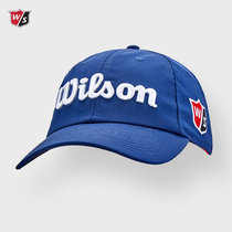 Wilson威尔胜官方男士高尔夫球帽运动透气舒适可调节鸭舌帽棒球帽