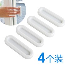 日本玻璃门把手拉手粘贴式免打孔木门推拉门窗衣柜隐形多用途辅助