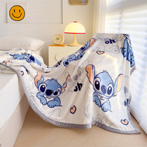 迪士尼牛奶绒毛毯办公室午睡毯儿童披肩空调盖毯珊瑚法兰绒小被子
