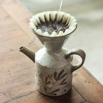 手冲咖啡壶套装家用v60手冲日本滤杯分享壶过滤器手工陶瓷咖啡器