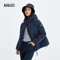 AIGLE艾高秋冬AIW22WOUT011女士户外舒适时尚弹性柔软棉服外套