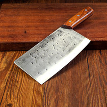 铁匠世家家用菜刀手工锻打厨房专用中式厨师切片刀切肉刀汉梧款