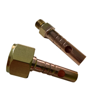 tigQQ150a氩弧焊枪铜接头一体分体气保焊机配件出气螺母接口包邮