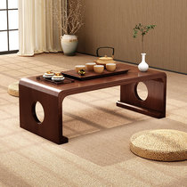 日式榻榻米茶桌家用实木小茶几卧室矮桌炕几阳台折叠飘窗小桌子