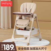 宝宝餐椅婴儿吃饭椅子便捷式可折叠餐桌椅家用多功能饭桌宝宝椅