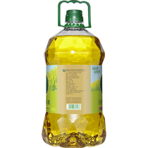 山润压榨菜籽油5L 一级低芥酸湖南菜油非转基因食用植物油 家庭装