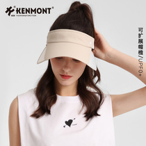 Kenmont卡蒙夏季速干运动空顶帽男女款时尚遮阳帽跑步防紫外线帽