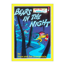 贝贝熊系列绘本  英文原版绘本 Bears in the Night 黑夜里的熊 平装大本 英文版 进口英语原版书籍