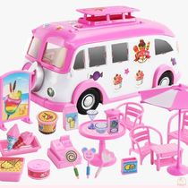 车野餐车奇奇和悦悦的房子男女孩过家庭玩具套装3-6岁7儿童礼物。
