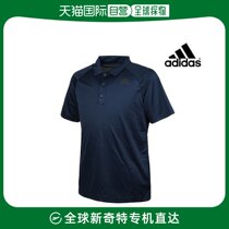 韩国直邮[Adidas] D2M 男士 运动服饰 短袖 领子T恤