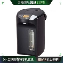 【日本直邮】虎牌Tiger电热水壶 无蒸汽型/节电VE保温 容量3.0L棕