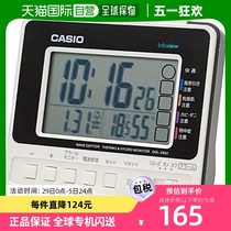 【日本直邮】CASIO闹钟无线电波白色数码温度湿度日历DQL-250J-7J