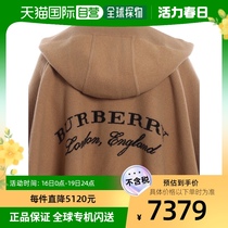 【99新未使用】香港直邮BURBERRY 女裝啡色针织披肩 (I457)