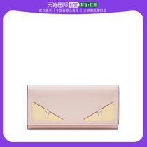 香港直邮Fendi 芬迪 女士粉色小牛皮钱包手拿包 8M0251-3IF-F13DP