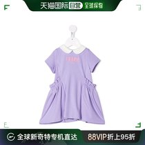 香港直邮Fendi 芬迪 婴儿 徽标连衣裙童装 BFB390A6IK